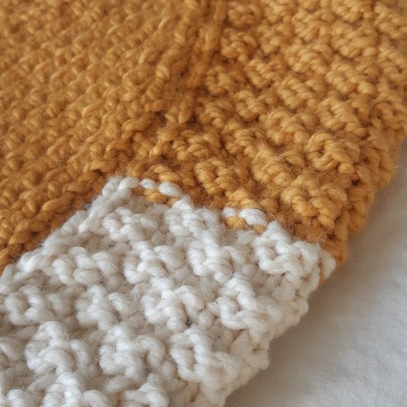 XL Milk & Honey Colorblock Dog Sweater - Picture 6 of 6